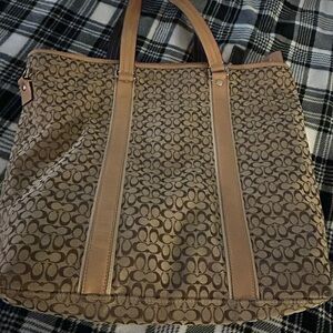 Coach Signature Brown Tote Bag